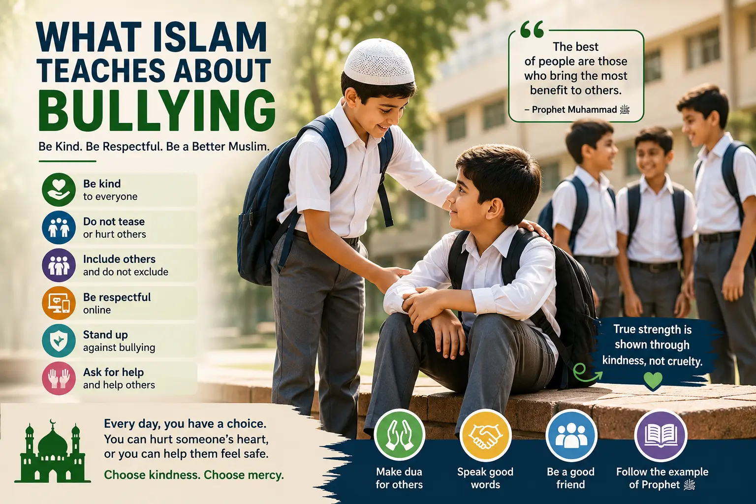 What Does Islam Say About Bullying? A Guide for Muslim Children