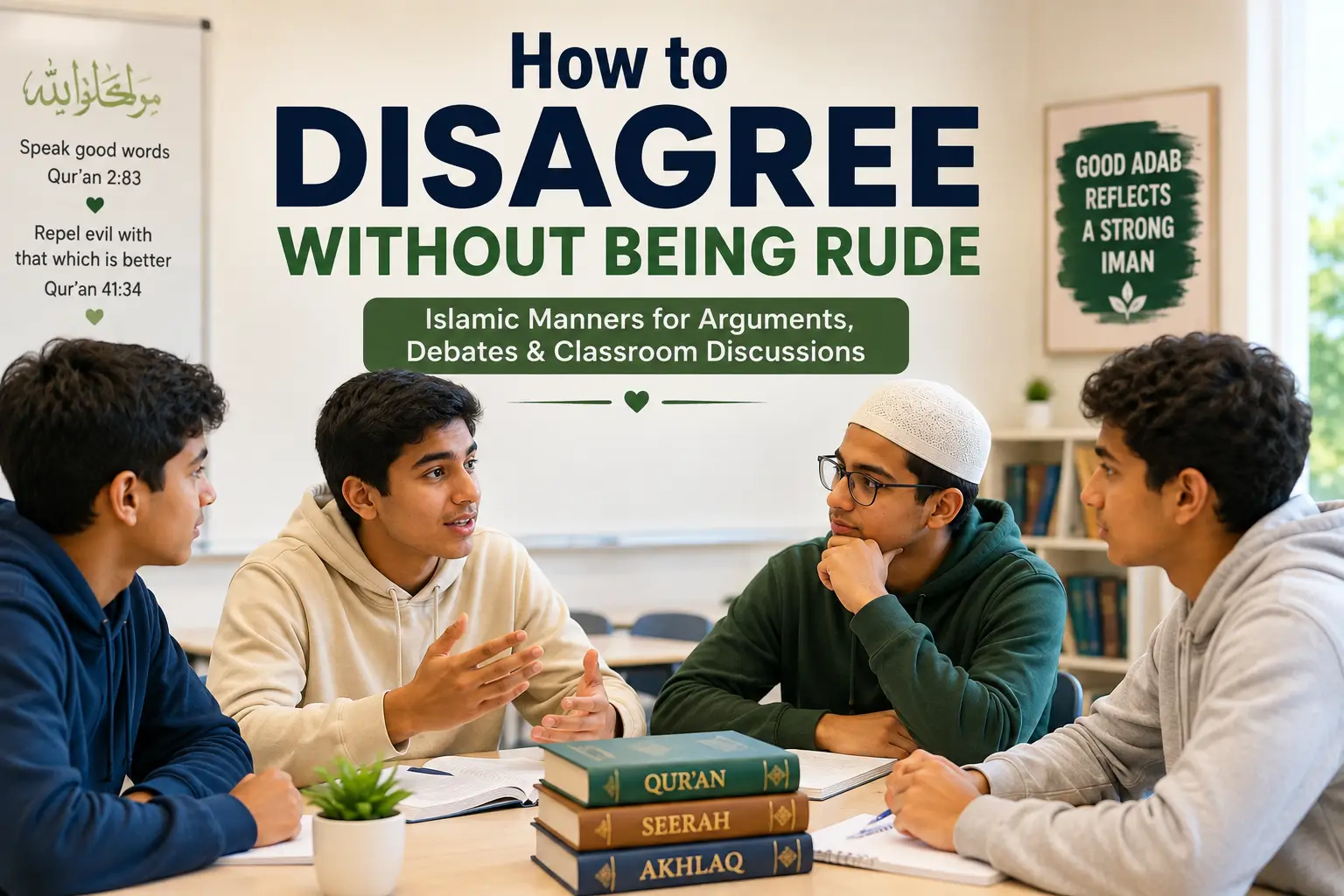 How to Disagree Without Being Rude: Islamic Manners for Students